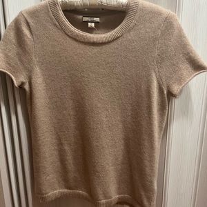 J.Crew beige / tan 100% Relaxed Cashmere T-shirt